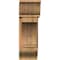 Ekena Millwork Imperial Traditional Rough Sawn Bracket w/ Offset Brace, Western Red Cedar, 8"W x 24"D x 24"H BKT0806X24X24IMP01RWR - alternate 2